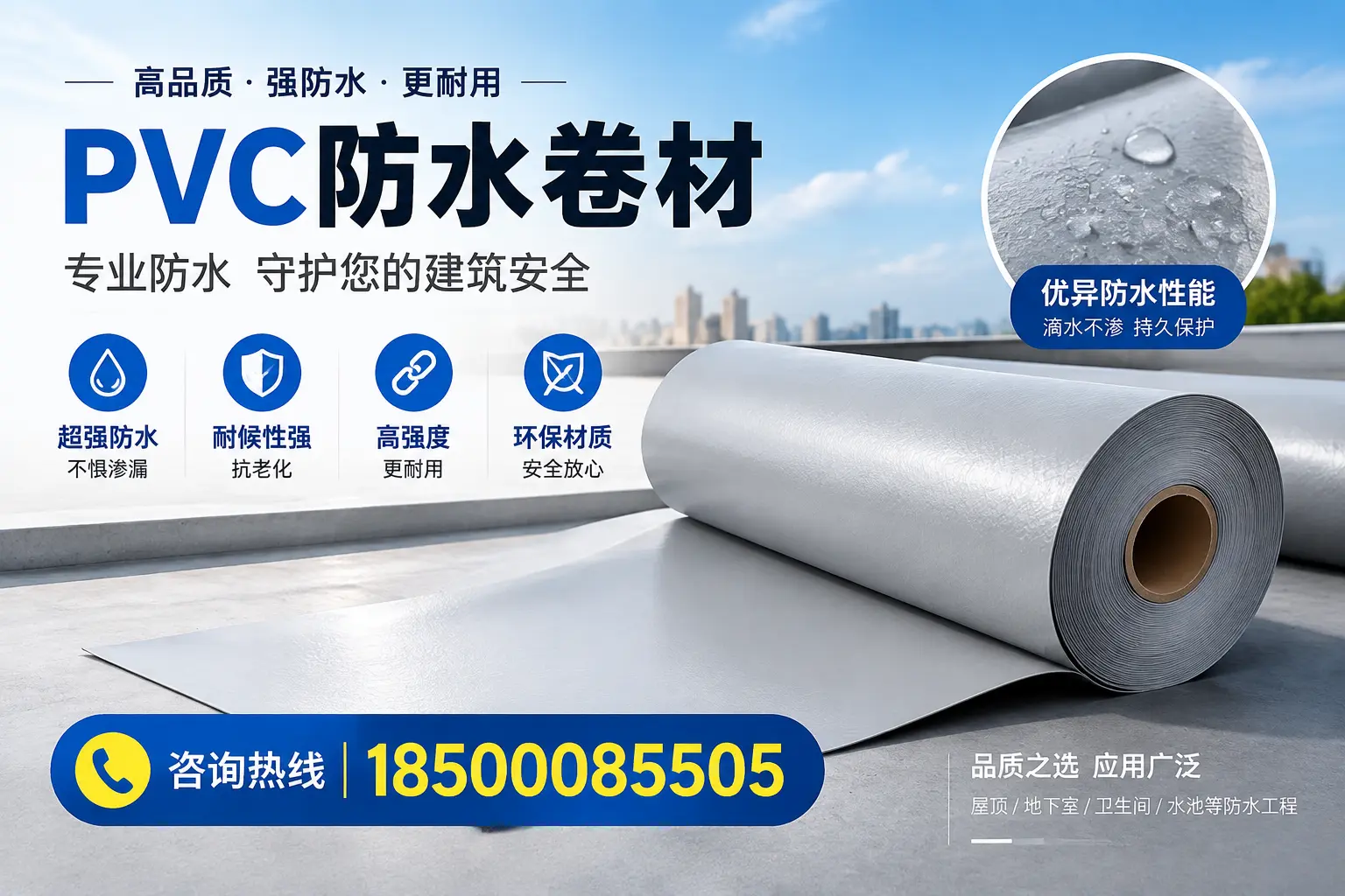 桂林地区pvc防水卷材的市场现状与发展趋势